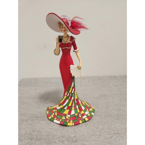 Resin Coca Cola Lady In Red Timeless Refreshment of Coca Cola Collection - Picture 6 of 10
